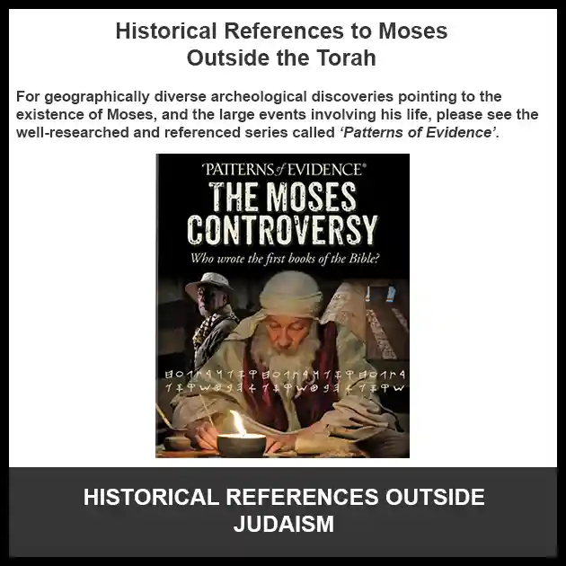 Historical references to Moses outside the Torah and Judaism