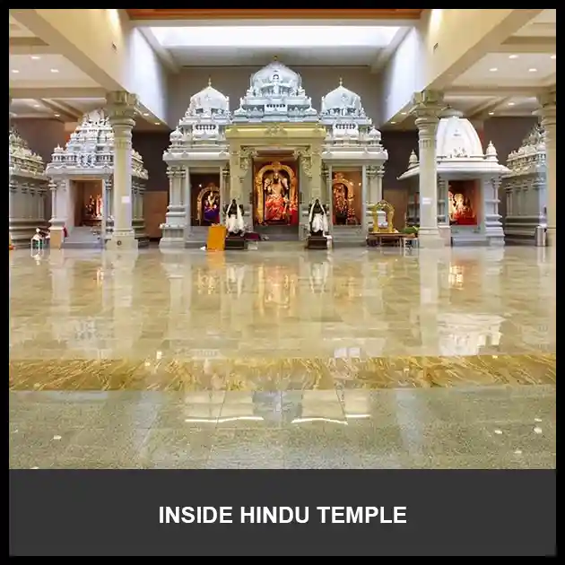 Inside image of Hindu temple